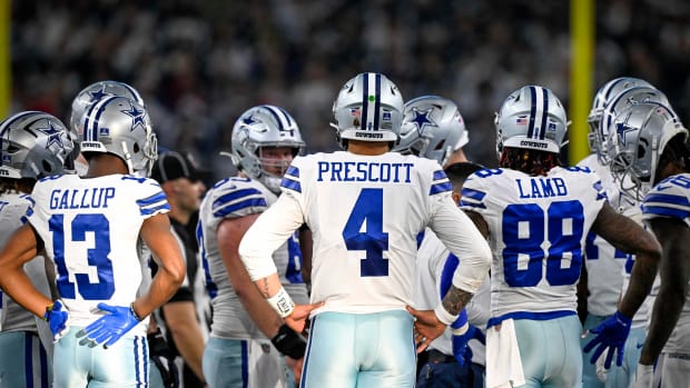Michael Gallup, Dak Prescott, CeeDee Lamb